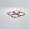 Ekena Millwork Small Englewood Decorative Fretwork Wood Wall Panels, Cherry, 11 3/8"W x 11 3/8"H x 3/8"T WALW12X12X0375EWDCH - alternate 6